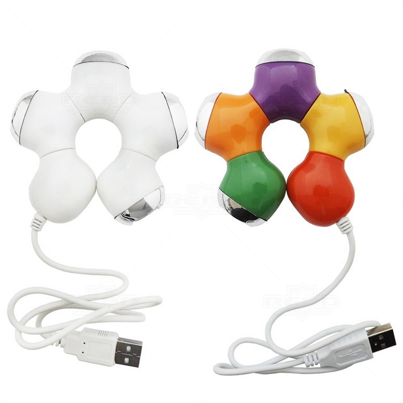 Hub USB Estrela 2.0 Customizado com sua Marca