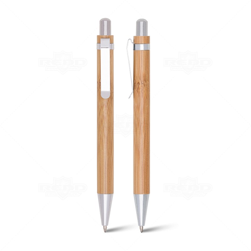 Caneta Ecolgica de Bambu Personalizada