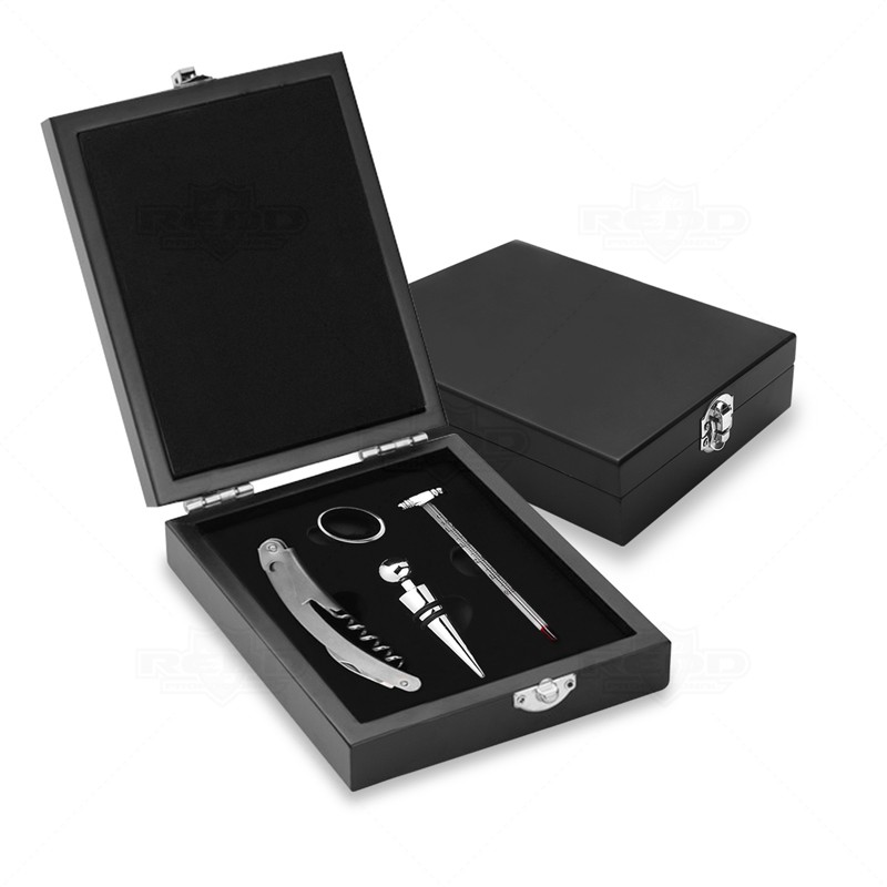 Kit Vinho para Presente Personalizado com 4 Peas