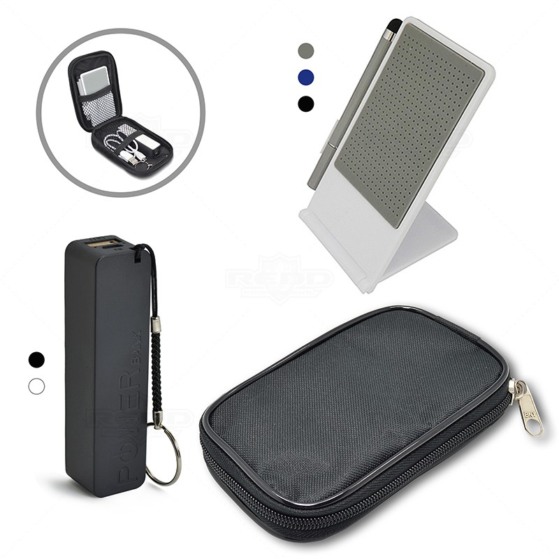 Kit para Brindes Corporativos com Power Bank