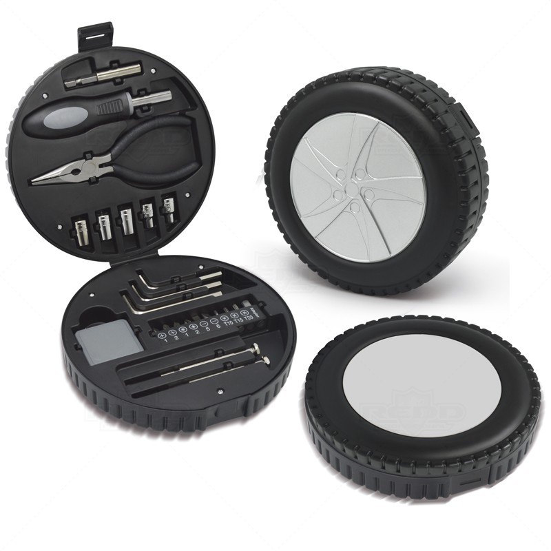 Kit Ferramenta Personalizado no Formato de Pneu