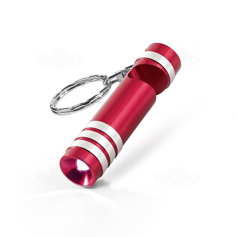 Chaveiro de Metal Lanterna e Abridor Personalizado