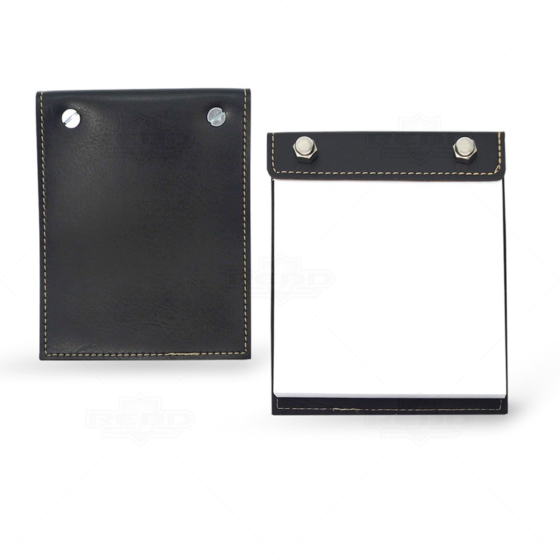 Porta Bloco em Couro Sinttico Personalizado