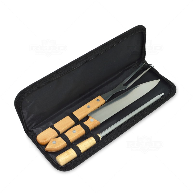 Kit Churrasco Com 3 Peas Personalizado