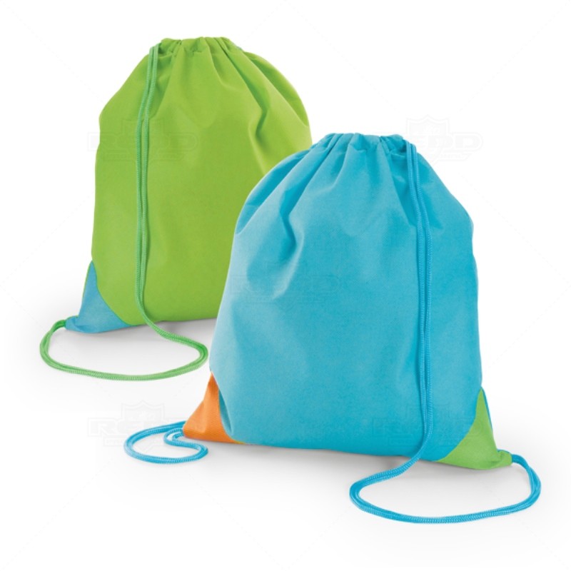 Mochila Saco Non-woven 80 g/m² Personalizada  Mochila infantil Saco  personalizada. Muito leve e ideal para uso esportivo ou escolar. Produzida  em Non-woven 80 g/m², possui alça de costas e amplo espaço