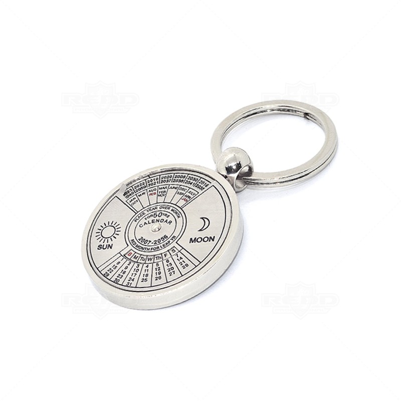 Chaveiro Calendrio Permanente de Metal Personalizado