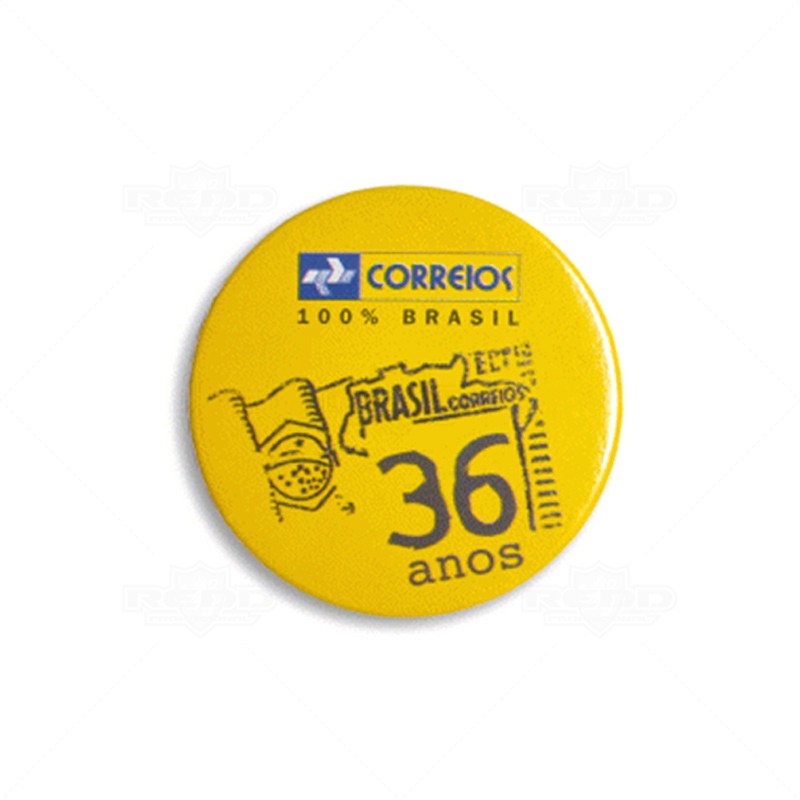 Botton de Metal Personalizado 70mm