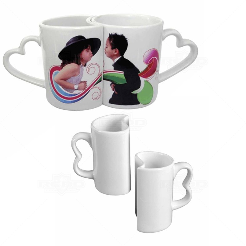 Caneca Dupla de Porcelana Promocional