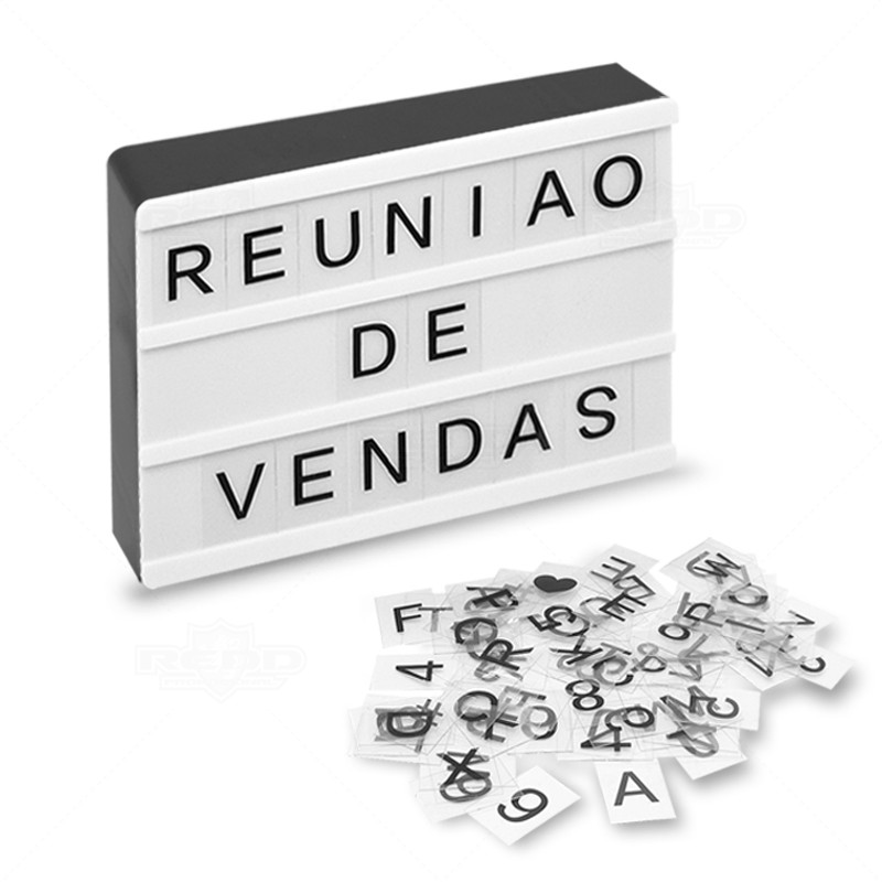 Luminria de Mesa LightBox Personalizada