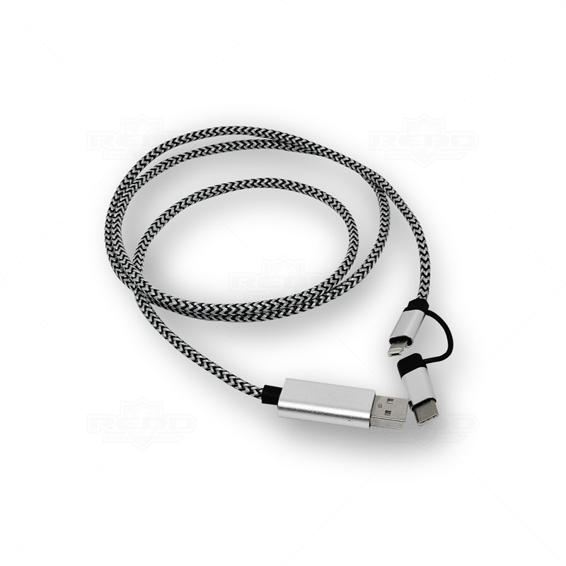 Cabo USB com 2 Sadas Personalizado