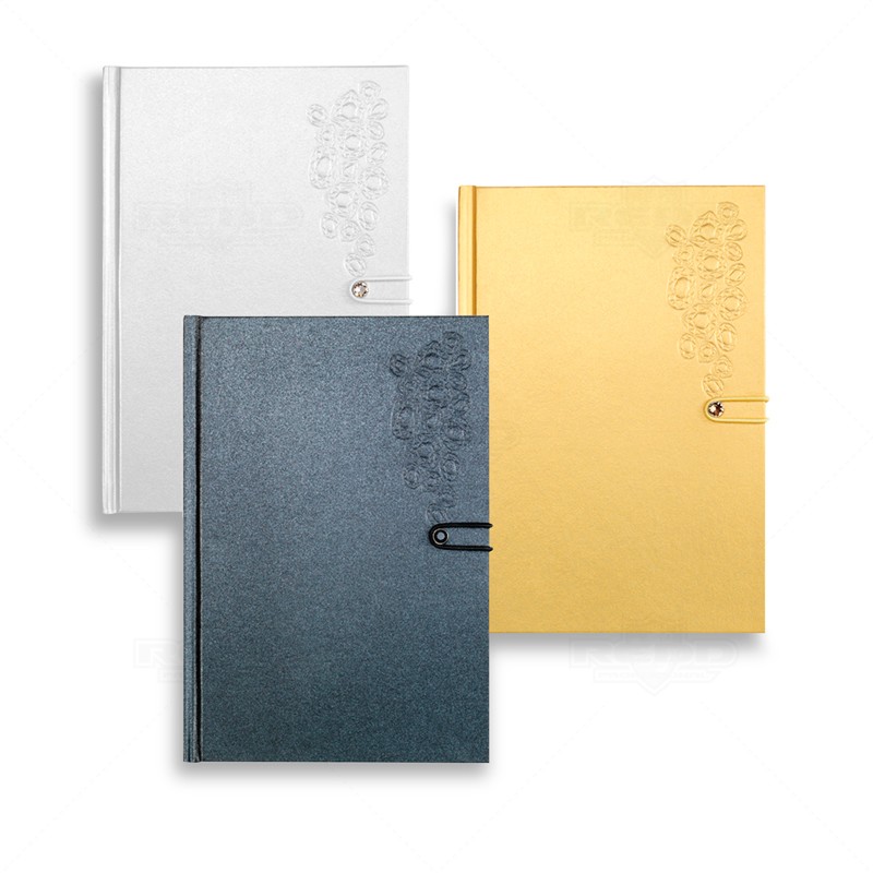 CRYSTAL RIVET Caderno capa dura