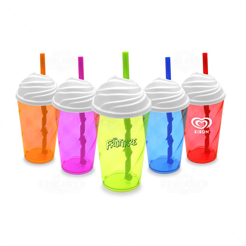 Copo Chantilly  com Canudo Personalizado