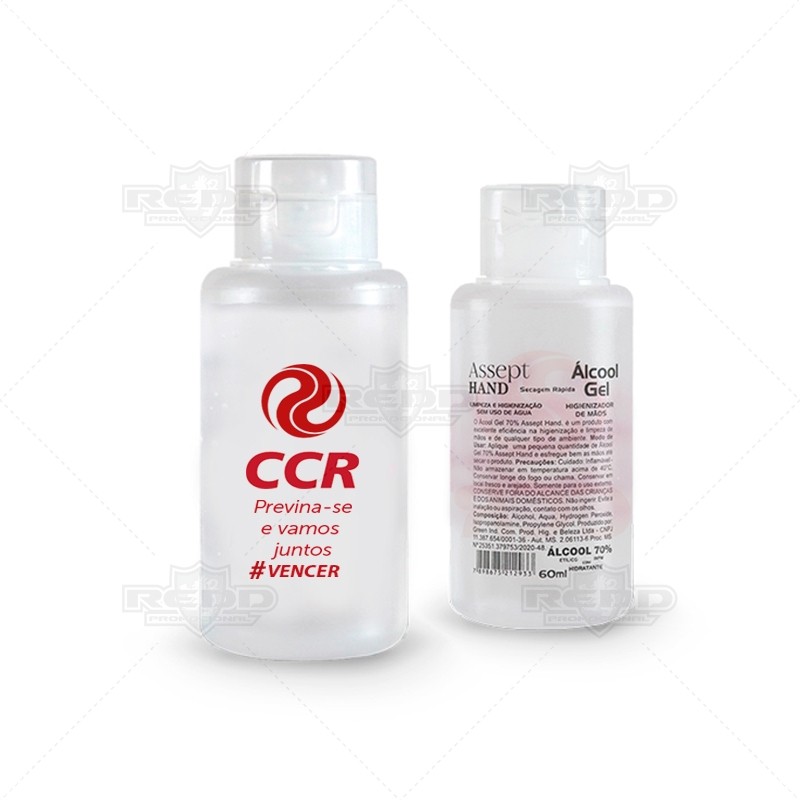 lcool em Gel 60ml Personalizado