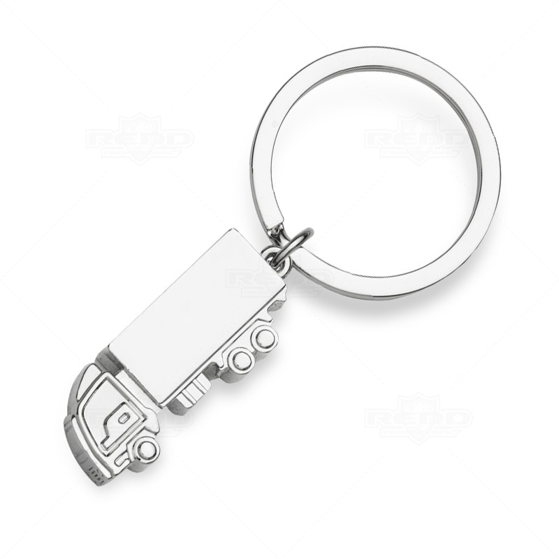 Chaveiro de Metal Formato Caminho Personalizado