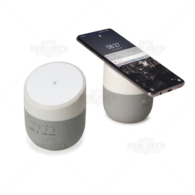 Caixa de Som Bluetooth com Carregador Wireless Personalizada