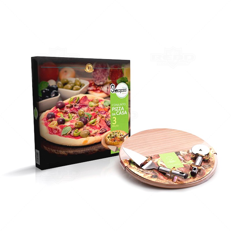 Kit Pizza Personalizado com 3 Peas