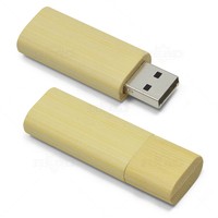 Pen Drive de Bambu 4GB para Brinde Personalizado em Fortaleza