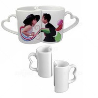 Caneca Dupla de Porcelana Promocional em Fortaleza