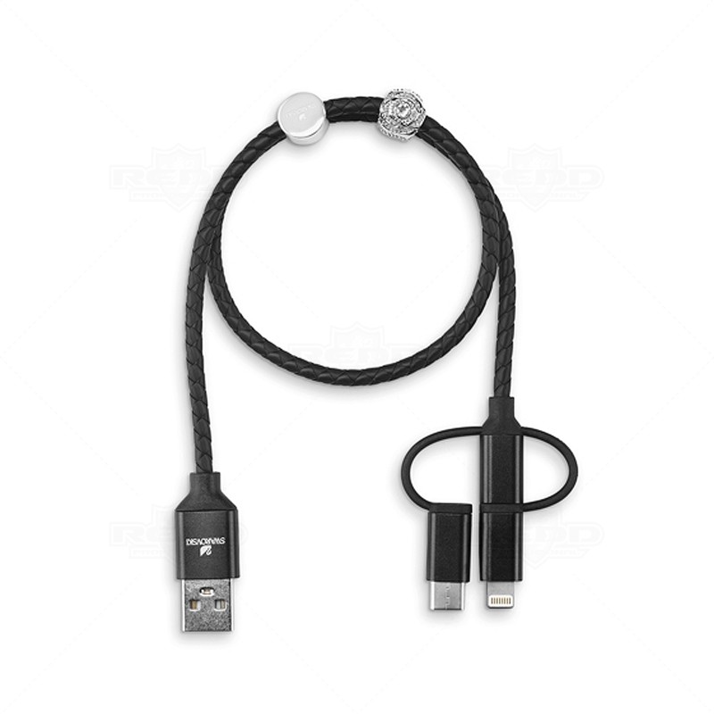Cabo USB/micro USB/lightning